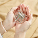 Portable New Cute Crystal 8 Keys Mini Kalimba Finger Mbira Thumb Piano Gift