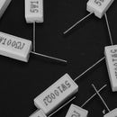 10x Wirewound Ceramic Cement Resistors 100 Ohm 5W Watt 5% P1O2