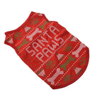 Pet Puppy Small Dog Cat Pet Clothes Dress Vest T Shirt Apparel Clothes Red