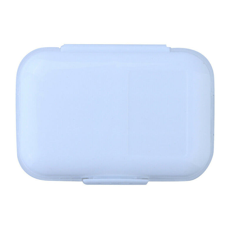 Portabe Multilayer 8 Compartment Pill Box Moistureproof Pill Holder Red