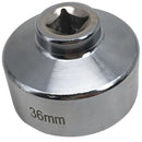 36mm Oil Filter Socket Tool Wrench 3/8 inch Drive Cap Remover Low Profile J7G6