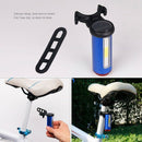 Yellow New Bicycle Tail Light 3 Colors In 1 Lamp Led COB Visual Warning Bik O3U1