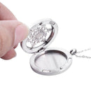 Aromatherapy Essential Oil Diffuser Necklace Stainless Steel Locket