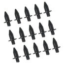 100 Pieces 6mm Motorcycle Fairing Rivet Retainer Trim Push Clips for Suzuki