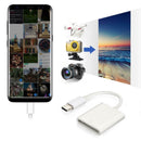 USB 3.1 Type C USB C to SD SDXC Card Reader Adapter Cable for Macbook Sams CEW