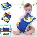 Cute 12 Pages Baby Early Learning Educational Book Goodnight Bear Cloth Books