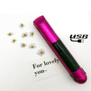 Hair Straightener Curler Crimper Usb Charge Led Wave Iron Waterproof, Rose