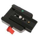 P200 Quick Release QR Clamp Base Plate for Manfrotto 500 AH 701 503 HDV 577