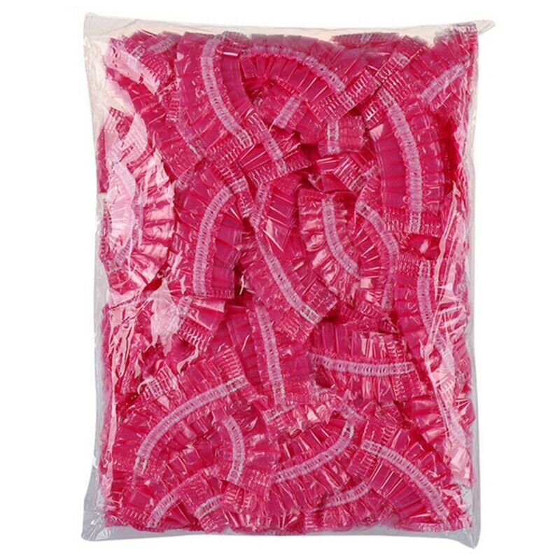 100 Pcs Disposable Hairdressing Earmuffs Salon Clear Ear Cover Ear Protecti B2Y5