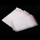 100 Pcs 4x5 Inches Clear Resealable Cello Cellophane Bags with Adhesive Closure