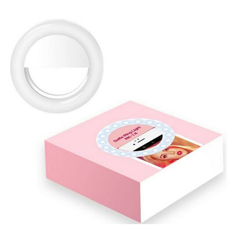 Adjustable Selfie Ring Light for Video Live Makeup Youtube Ultra-light Clip-on