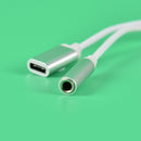Audio Splitter Converter Adapter Cable USB Type-C To 3.5mm Jack AUX Headphone SE