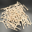 100Pcs/Pack Golf Tees 5.4Cm Professional Wooden Golf Tees Biodegradable Les