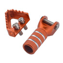 1Set Orange Motorcycle Brake Pedal Pad w/ Gear Shift Lever for  RC125/200/390