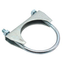 35794 3" Zinc Plated Round U  Saddle Exhaust Clamp