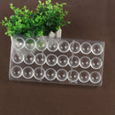 1X Plastic Semi Sphere Shaped Chocolate Mold Fondant Cake Making Mould Maker DIY