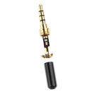16x Universal Black Metal 3.5mm Audio Plug Connector For Headphone Earphone