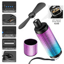 Hand Held Fans Small Fan,Usb 2200Mah Rechargeable Battery,8-12 H Work Time,