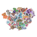 50Pcs Mixed Horror Stickers For Luggage Laptop Skateboard Bicycle Decals MO