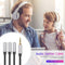 3.5mm Audio Splitter Cable 3.5mm TRS Plug Male to 3x 1/8 Jack Female 1ft