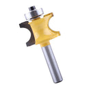 2x Half Round Bullnose Router Bits 3/4 1/2 -inch Woodworking Milling Cutter