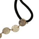 Disc Coin Crown Hair Cuff Wrap Headband Headwrap Headdress Boho Punk Goth C K3X6