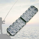Fishing Tackle Box Fishing Hook 8 Compartment Storage Tackle Fishing Box B1K2