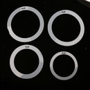 2 Packs Different Size Drum Muffler Dampening Rings Drum Set Accessoies