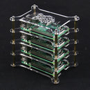 Clear Acrylic Cluster Case 4 Layer Shelf Stack For Raspberry Pi 3/2 B and B+