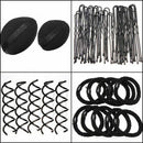 Women Magic Braiders Hair Twist Styling Clip Stick Bun Maker Braid Tool Set B3C
