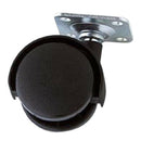 Twin wheel furniture castors with fixing plate - Pack of 4 by Express Fitti H1J5