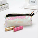 DIY Double Color Sequins Glitter Handbag Pencil Case Cosmetic Bag Makeup Po L3Z4