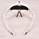 Headband Magnifier Lighted Glass + 5 Lens for Hobby Repair Reading older M xe Hn