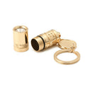 Golden Mini Portable LED Flashlight Torch Lamp Handheld Camping Keychain Light