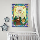 5D DIY Special Shaped Diamond Painting God Cross Stitch Kit Home Wall Decor