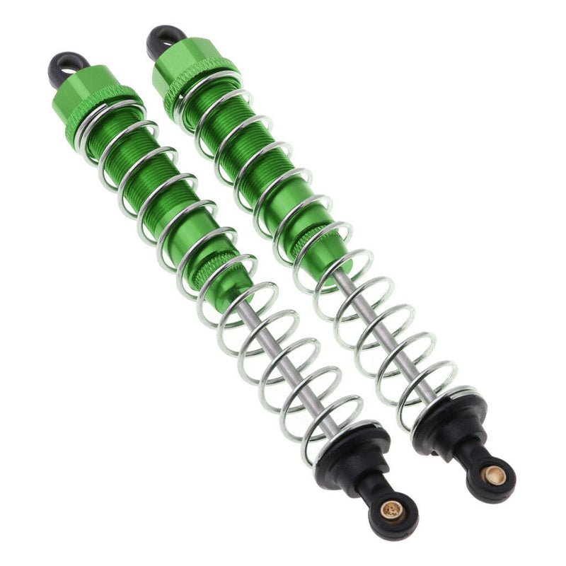 2Pcs Alloy Shock Absorbers for 1:10th HSP 94180 4WD RC Climbing Truck Green