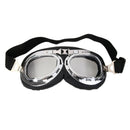 Motorcycle Motorbike Open Face Helmet Visor with Goggles - Pink