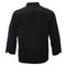 Black Chef Waiter Double-breasted Coat Uniform Long Sleeve Jacket Clothes XL