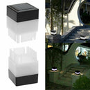 Solar Power Fence Post Cap Garden Yard LED Square Light White 50mm x 50mm Hot
