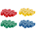 100pcs Opaque Blank Six Sided Dice D6 D&D RPG Party Game Dices Mixed Color