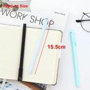 6PCS Cute Cat Gel Pen Black Ink Pens Lovely Stationery School Office Supplies