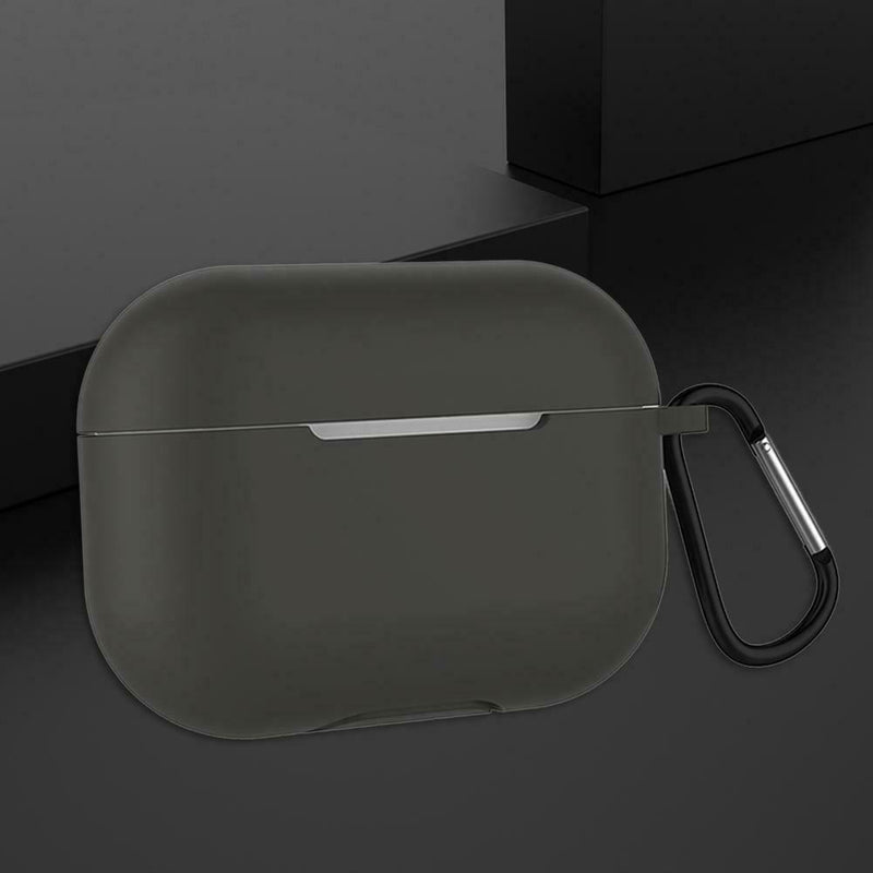 Anti-Fall Silicone Earbuds Case Earphone Box Protector w/Buckle for Airpods Pro