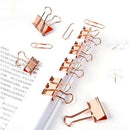 Fashion Binder Clips Paper Clips Push Pins Sets with Box for Office School