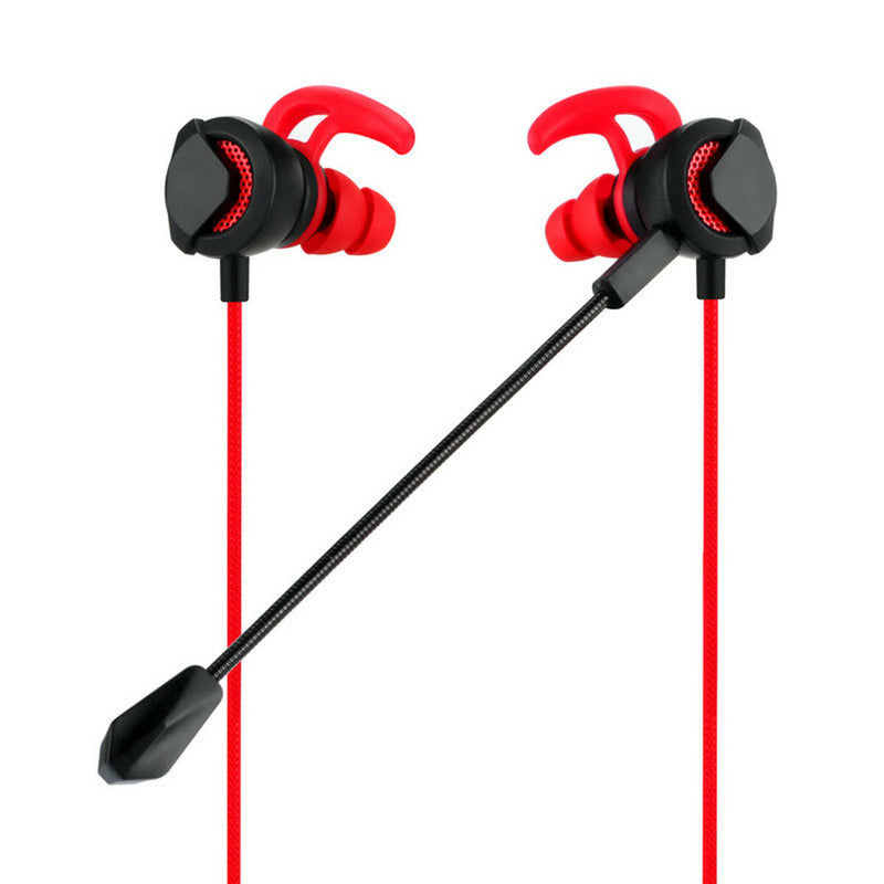 Universal Gaming Headset In-Ear Headphone With Control Mic For Mobile Computer