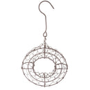21cm Iron Frame Wire Wreath Succulent Pot Metal Planter Iron Plant Basket,