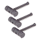 3x Bridge Saddles Locking Tune for Electric TL Tele Guitar DIY Replacement