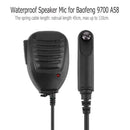 Handheld Waterproof Speaker Mic for Baofeng BF-A58 BF-9700 Walkie Talkie A
