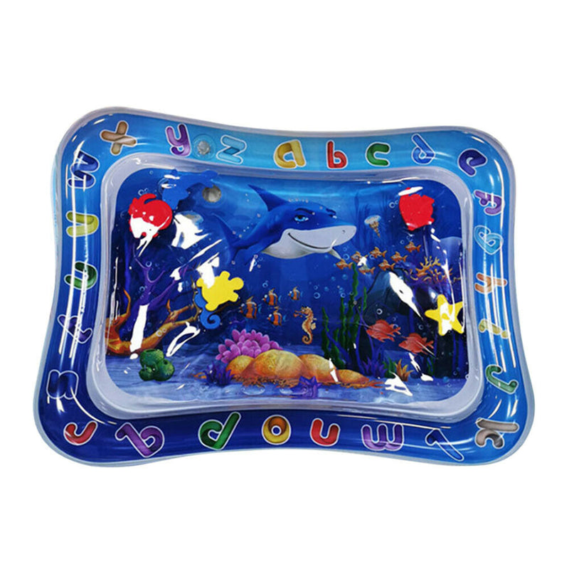 Ocean Fish Baby Inflatable Patted Pad PVC Crawling Water Cushion Play Mat