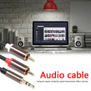 3.5mm Jack to 2 RCA AUX Audio Cable 1/8 Male to 2RCA Male Splitter (1m)