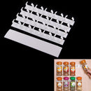 4 Sets Kitchen Clip Spice Gripper Jar Rack Storage Holder  Wall Cabinet Door  Z